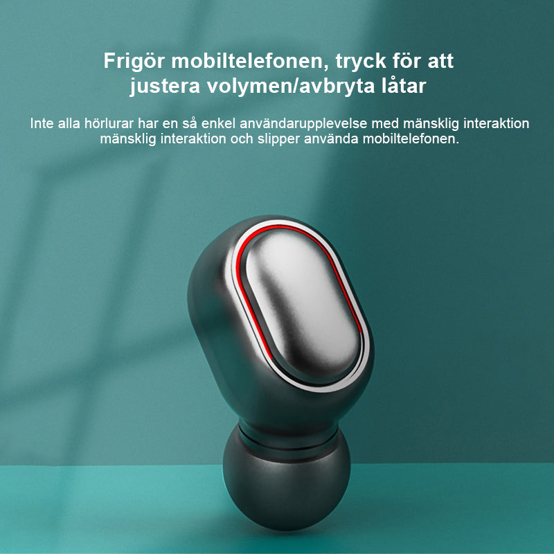 Bluetooth-headset med fyrkantigt hål