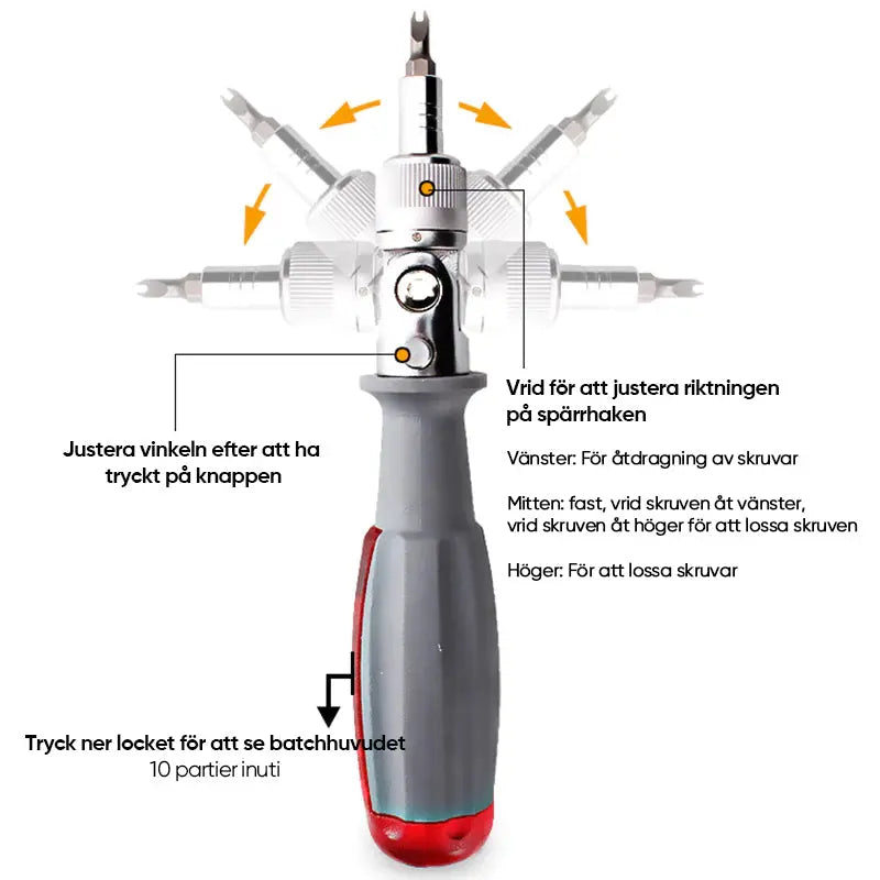 10 i 1 skruvmejselsats - Lamora Sverige