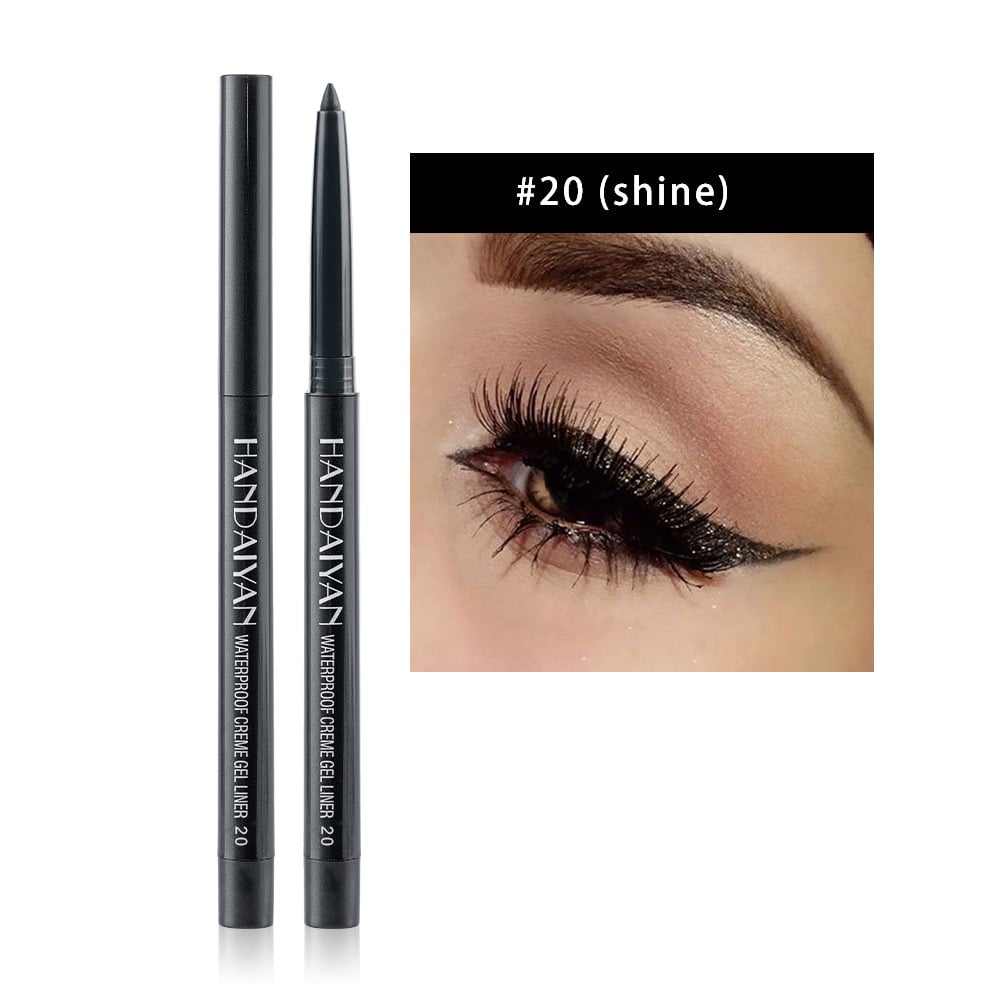 20 st färgade eyeliners och pennor - set