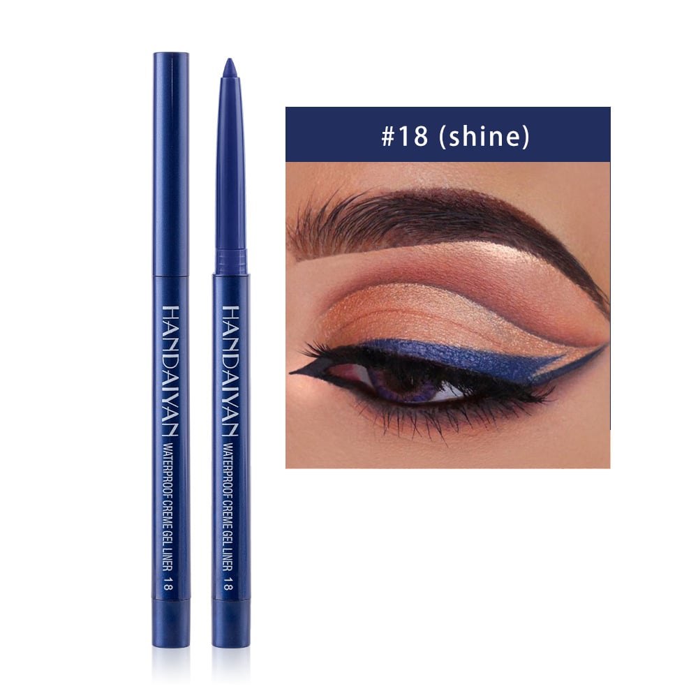 20 st färgade eyeliners och pennor - set