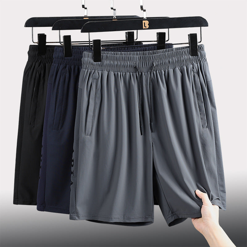 Sommar elastiska sportshorts för herrar