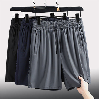 Sommar elastiska sportshorts för herrar