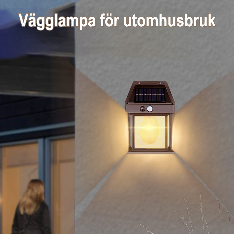 Solar Tungsten Vägglampa