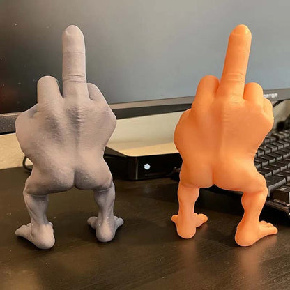 Långfingerfigur med ben