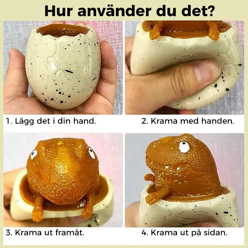 Dinosaurieägg kramleksak