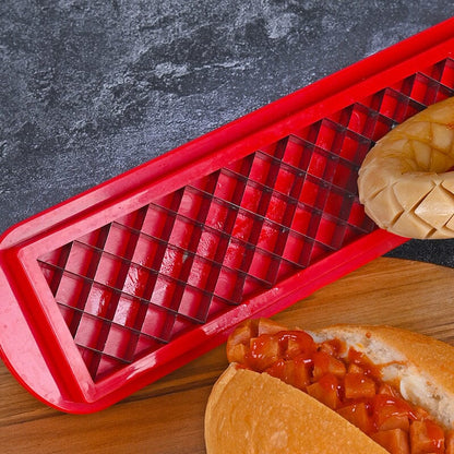 Perfekt Criss-Cross Slots Hotdogs-skärare