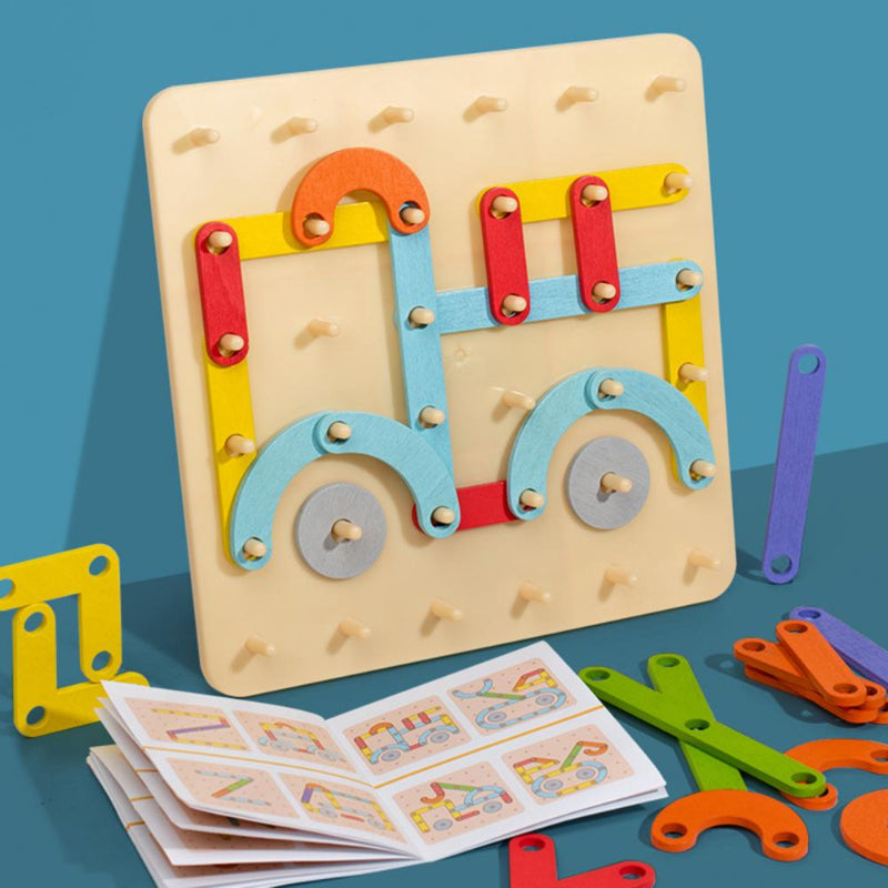 Montessori Pegboard Pussel