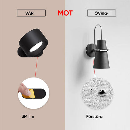 Magnetisk Vägglampa