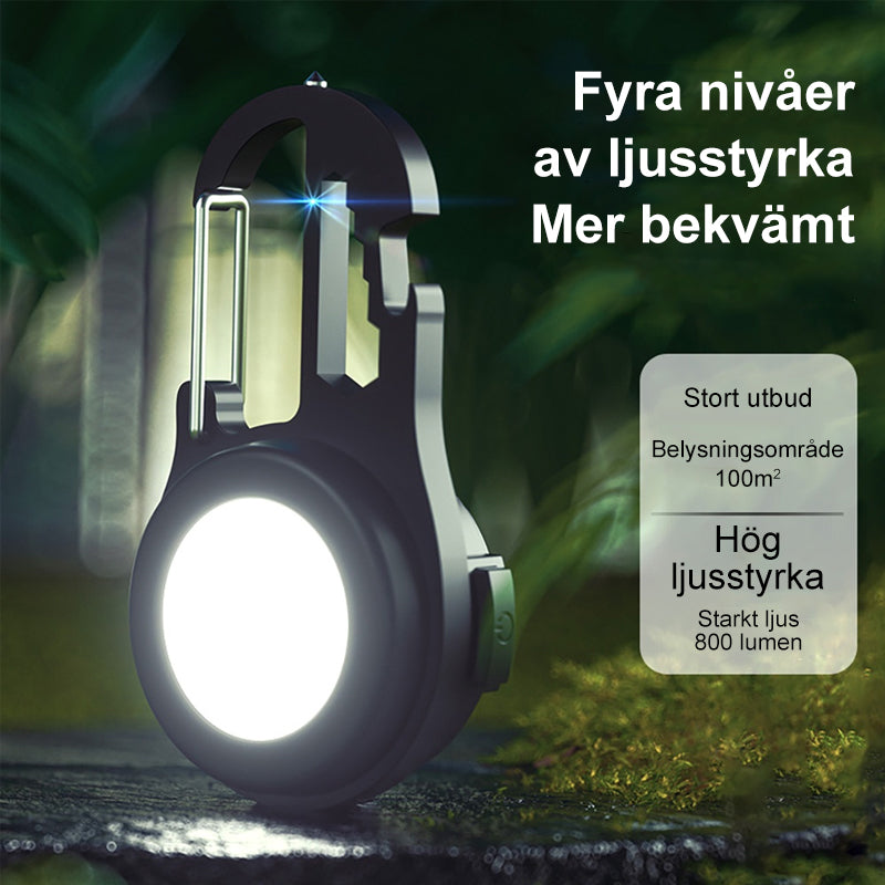 Uppgraderad mini ficklampa nyckelring