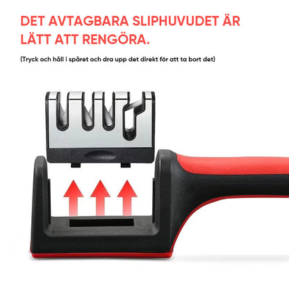 Professionell knivslipare med 4 steg