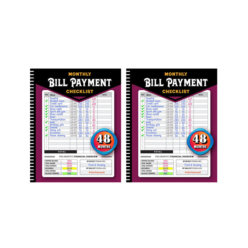 Bill Payment Management Book