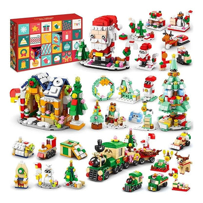 Christmas Advent Calendar Surprise Building Block Set