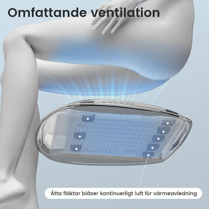 Kylande ventilationsdyna för bilsäte