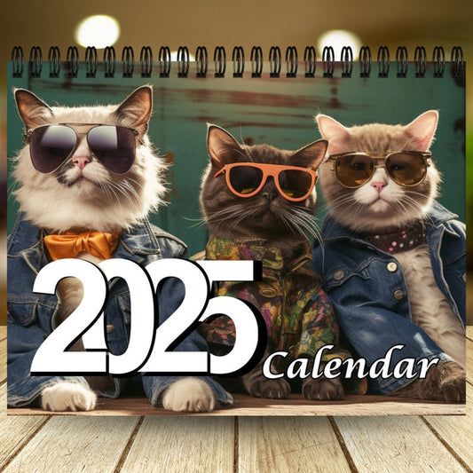 2025 Snygg kattkalender/Gåva till kattälskaren