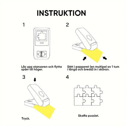 DIY pusselstans för pyssel