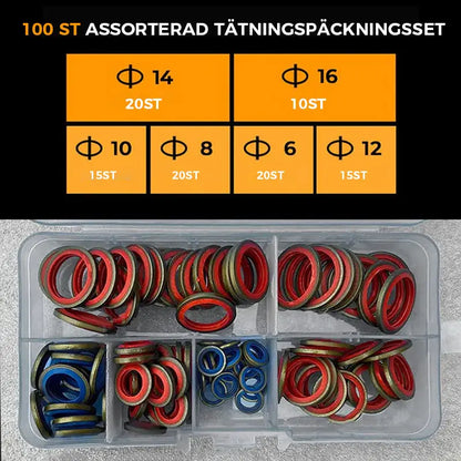 100 st/ 245 st diverse tätningspackningsset - Lamora Sverige