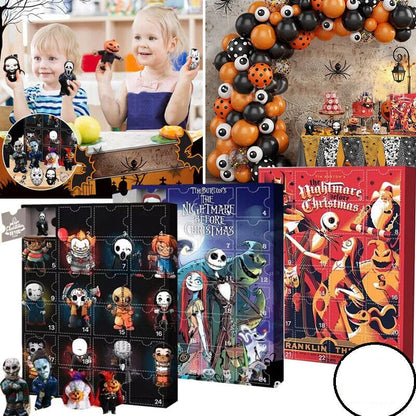 Adventskalender för halloweenskräck - 24 gåvor finns i den