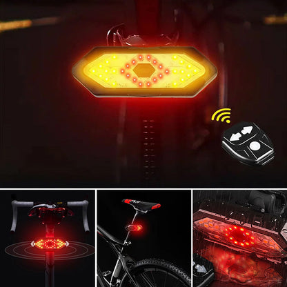 Waterproof Night Riding Bike Steering Tail Light