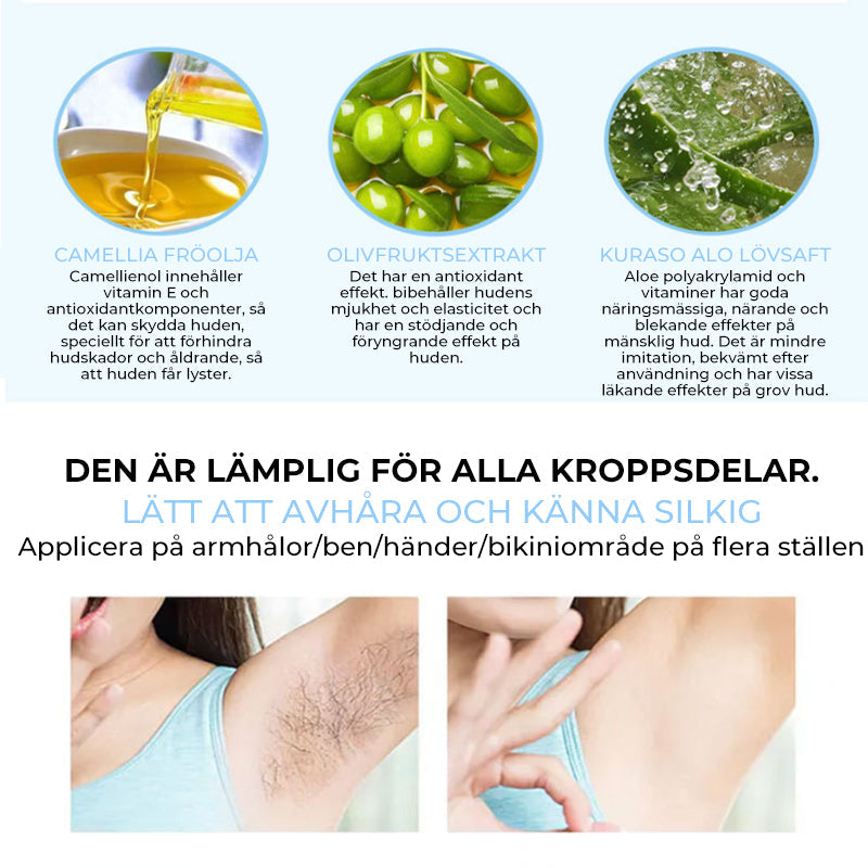 Kroppshårborttagningskräm