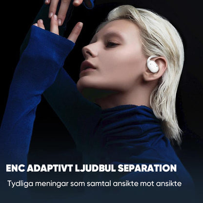 Trådlösa Bluetooth-öronsnäckor med öppet öra