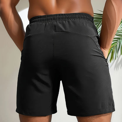 Andningsbara snabbtorkande sportshorts för män