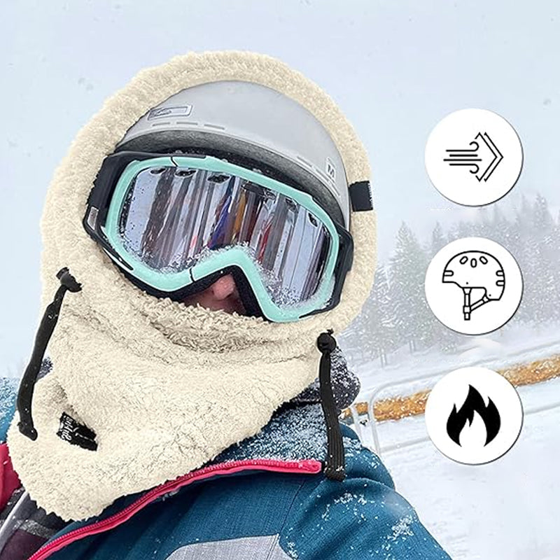 Sherpa-huva för skidmask