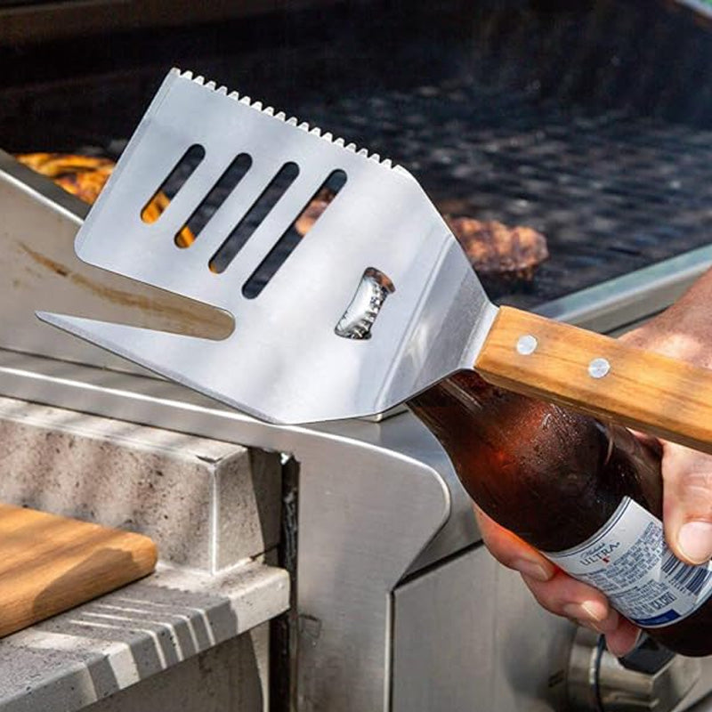 5-In-1 Grillspade Gaffel med blad grill-verktyg