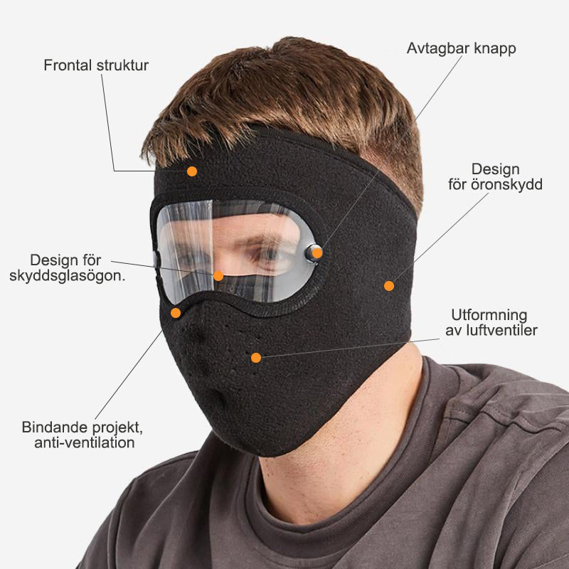 Dimmask i fleece