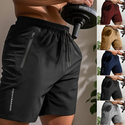 Andningsbara snabbtorkande sportshorts för män