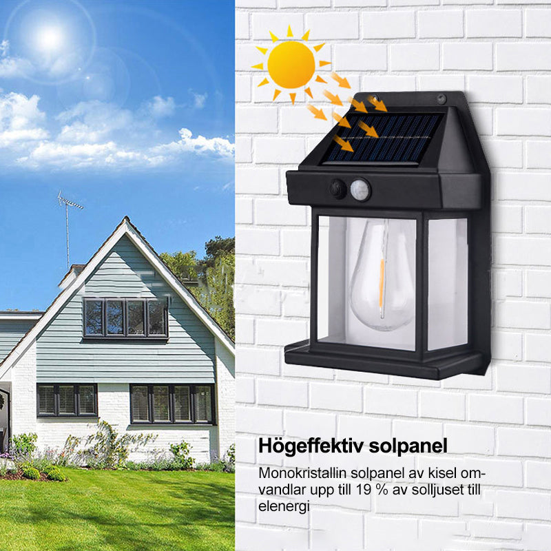 Solar Tungsten Vägglampa