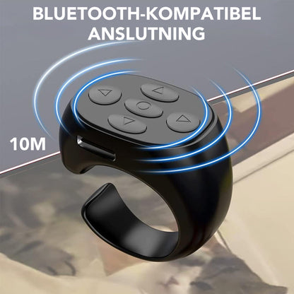 Trådlös Bluetooth-fjärrkontroll med fingertopparna