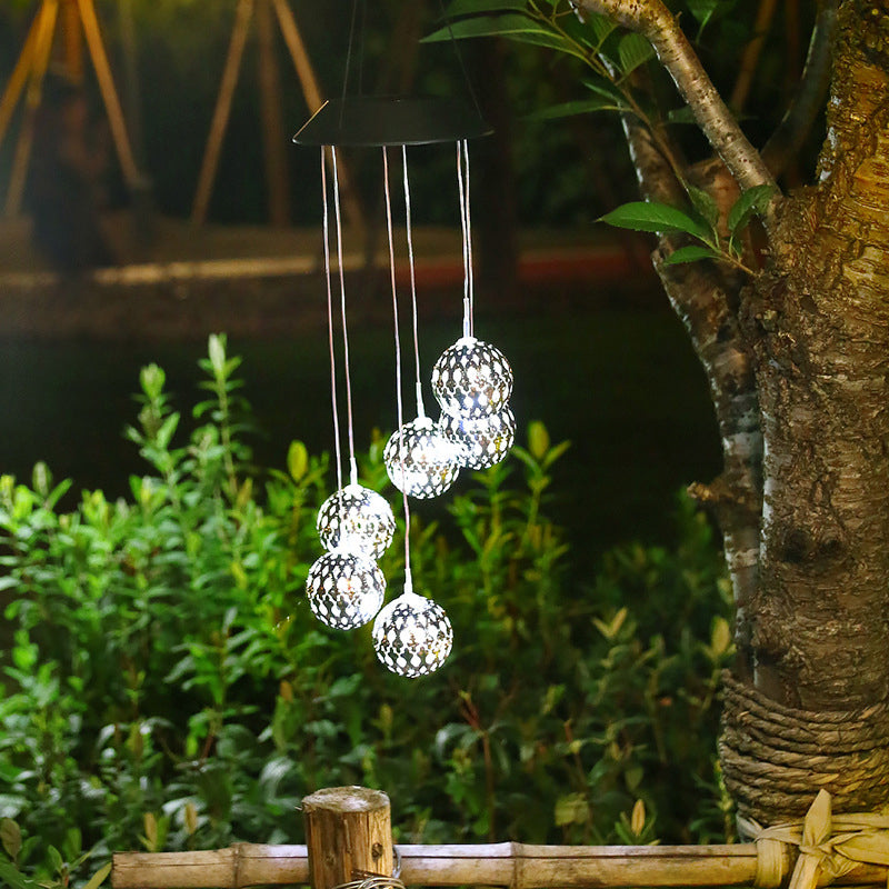 Solar Wind Chime Outdoor Light