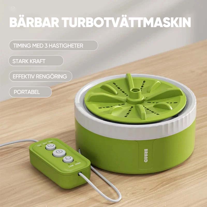 Portabel tvättmaskin i miniformat