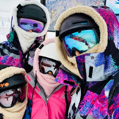 Sherpa-huva för skidmask