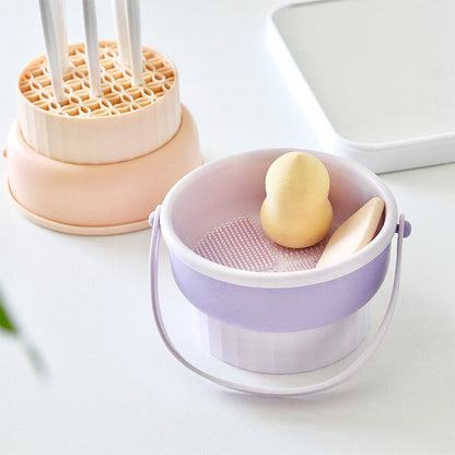 3-in-1 Makeup Brush Cleaning Bowl