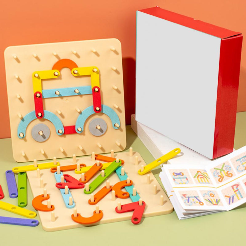 Montessori Pegboard Pussel