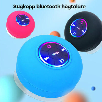 Mini Bluetooth duschhögtalare med led-ljus