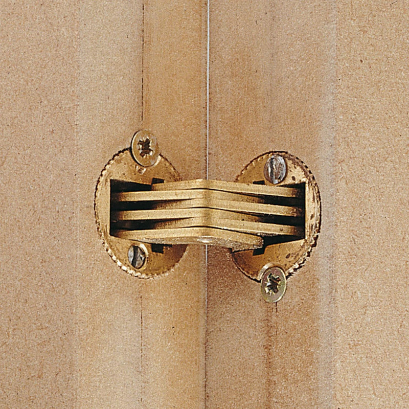 Concealed brass hinges