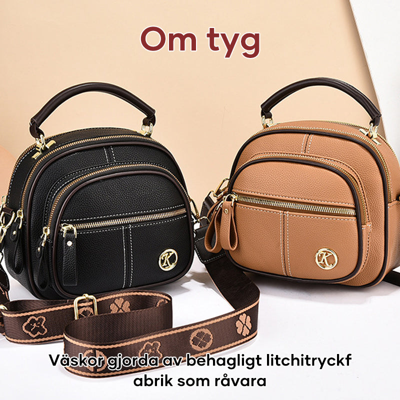 Multifunktionell justerbar crossbody-väska