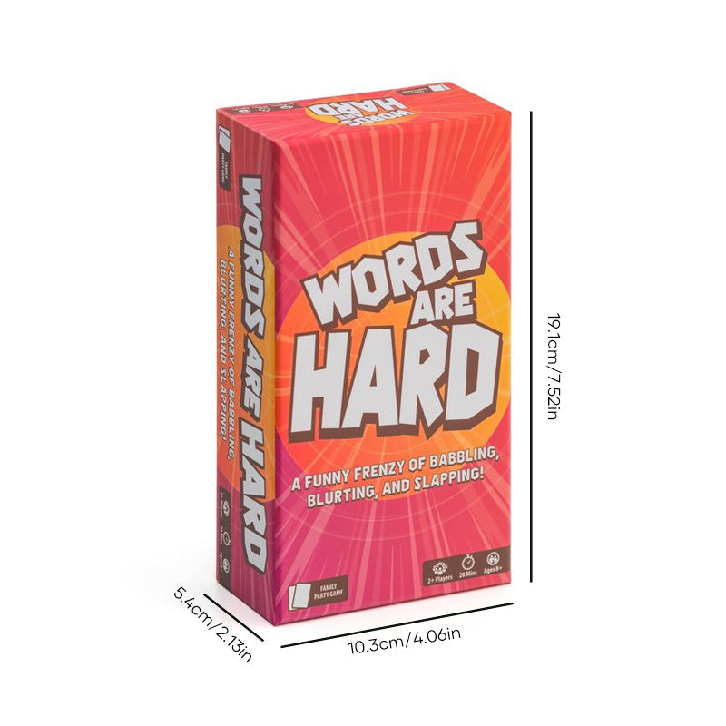 Words Are Hard – Fun Card Game for Family Game Night and Parties