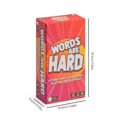 Words Are Hard – Fun Card Game for Family Game Night and Parties