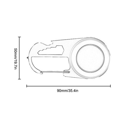 Uppgraderad mini ficklampa nyckelring