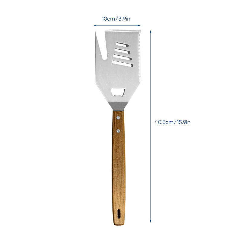 5-In-1 Grillspade Gaffel med blad grill-verktyg