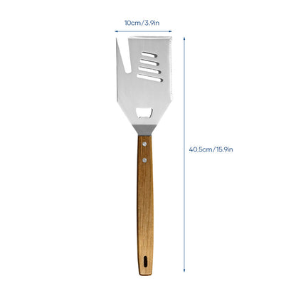 5-In-1 Grillspade Gaffel med blad grill-verktyg