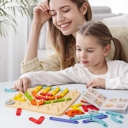 Montessori Pegboard Pussel