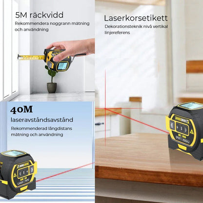 3-i-1 infraröd laserbandmätning