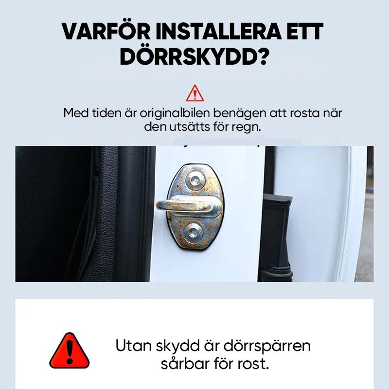 Skyddshöljen för dörrlås i silikon för bilar