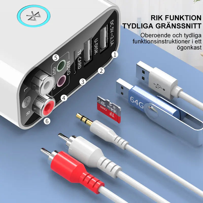 6 i 1 multifunktionskontakt - Lamora Sverige