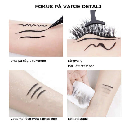 Självhäftande Long Lasting Eyeliner Ögonfranslimpenna