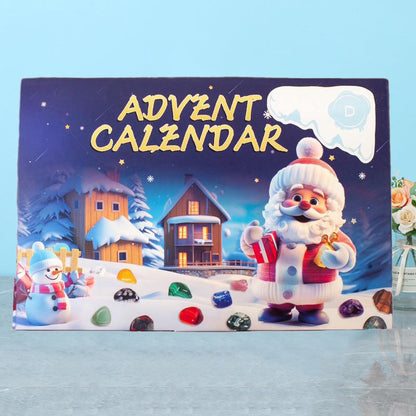 Adventskalender med sten för semester